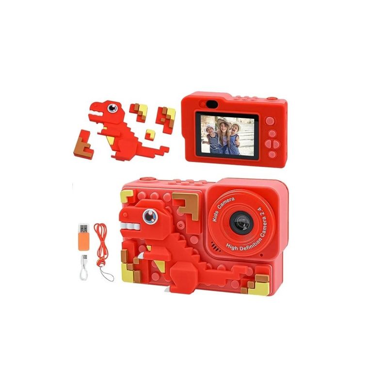 GENERICO - Cámara De Niños Digital Hd Figuras Armable 48px 1080p Lego