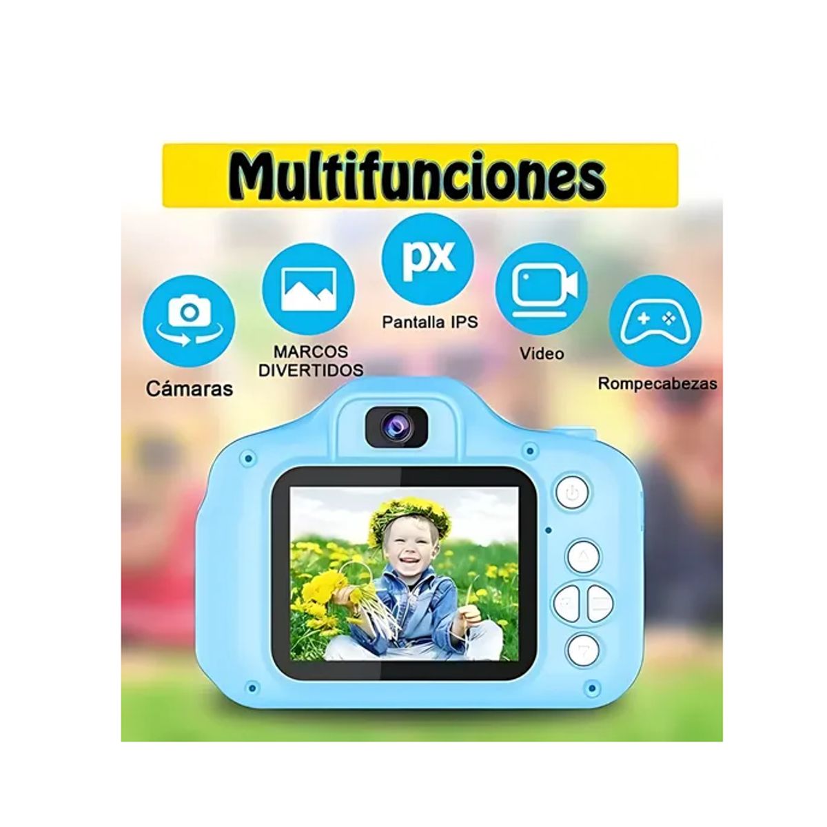 GENERICO - Cámara Digital Para Niños Fotos Vídeos Juego Ct-p10