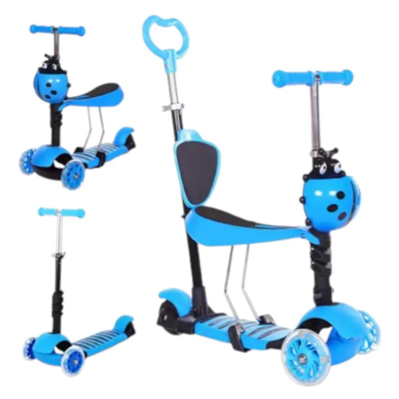 GENERICO - Patineta Scooter Para Niño Regulable Con Luz Led