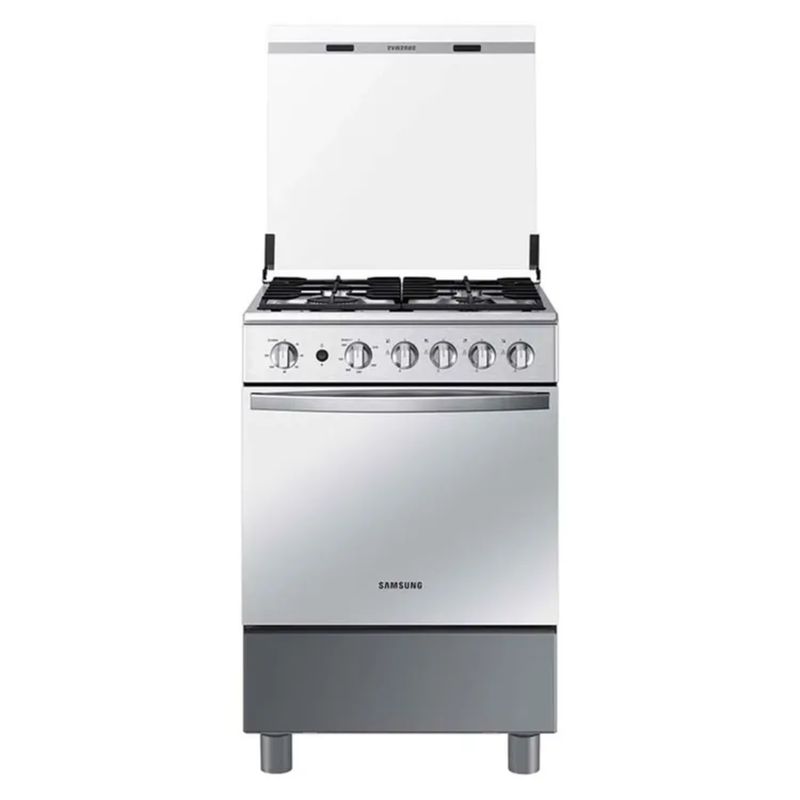 SAMSUNG - ESTUFA DE PISO SAMSUNG 4 PUESTOS CON HORNO GAS NATURAL GRIS