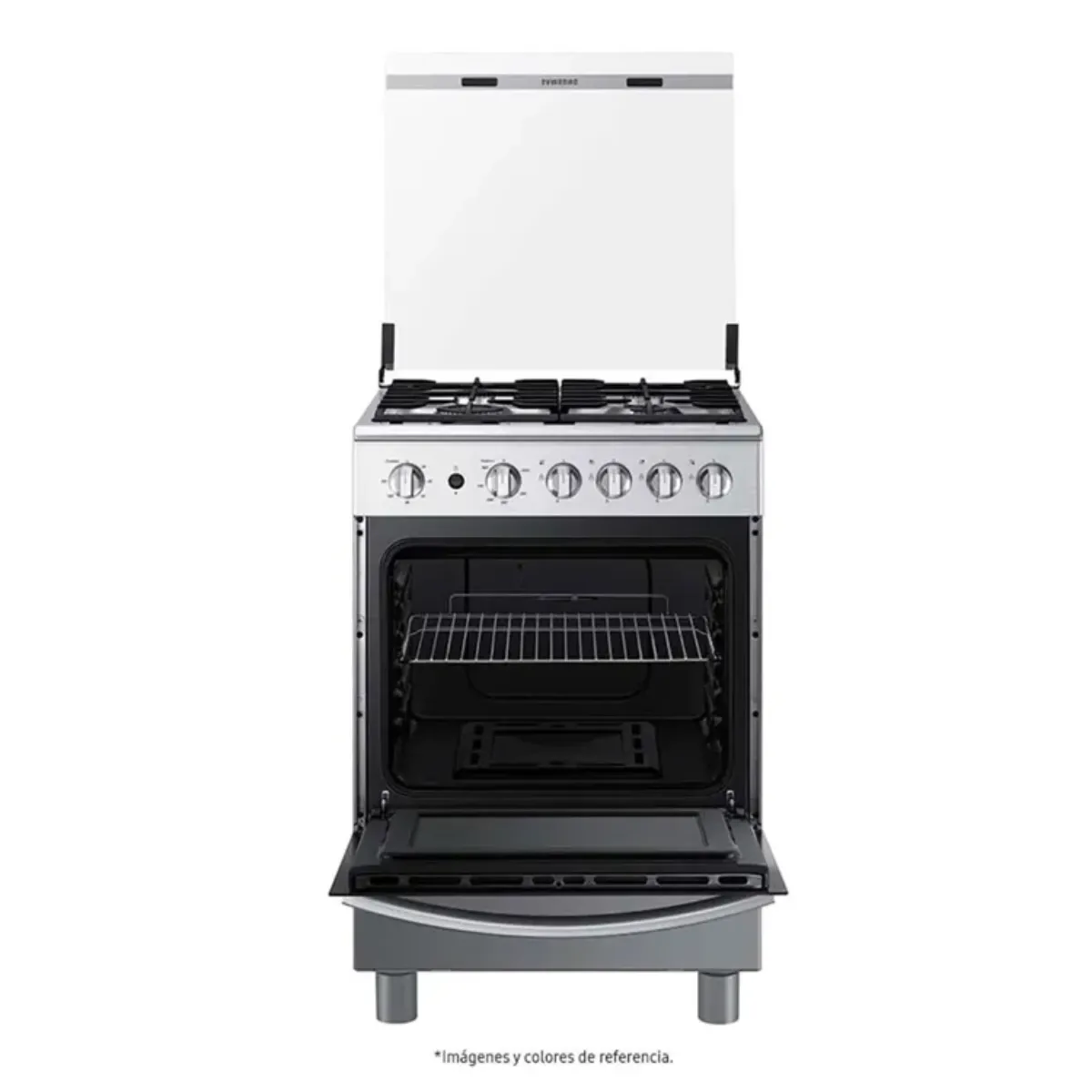 SAMSUNG - ESTUFA DE PISO SAMSUNG 4 PUESTOS CON HORNO GAS NATURAL GRIS