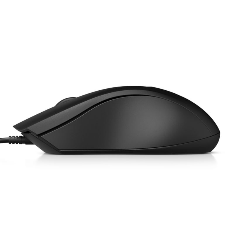 HP - Mouse HP Alámbrico Óptico 100 Negro