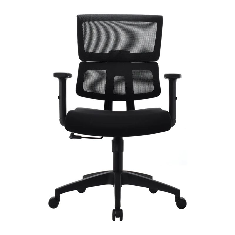 BONNO - Silla De Escritorio Flip Basculante Bonno Confortable Color Negro