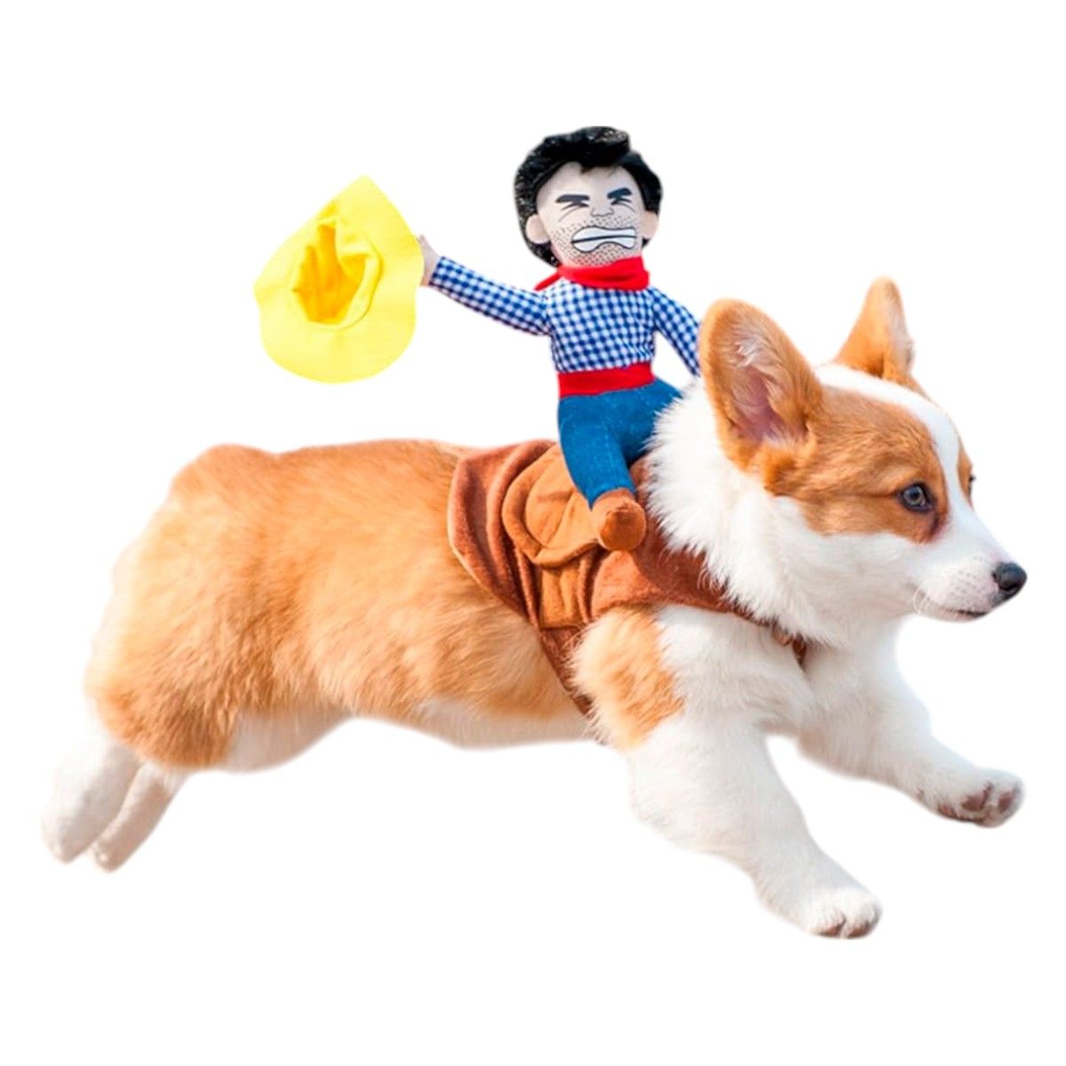 GENERICO - Disfraz De Vaquero Perro Gato Mascotas Halloween L C2001