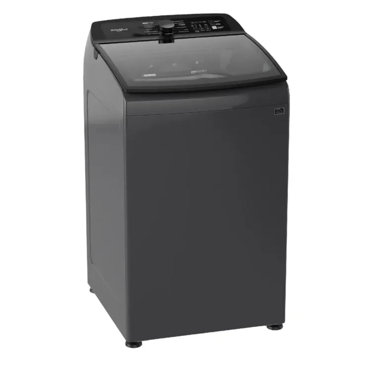 WHIRLPOOL - Lavadora WHIRLPOOL Carga Superior con AGITADOR 20 Kilos Gris