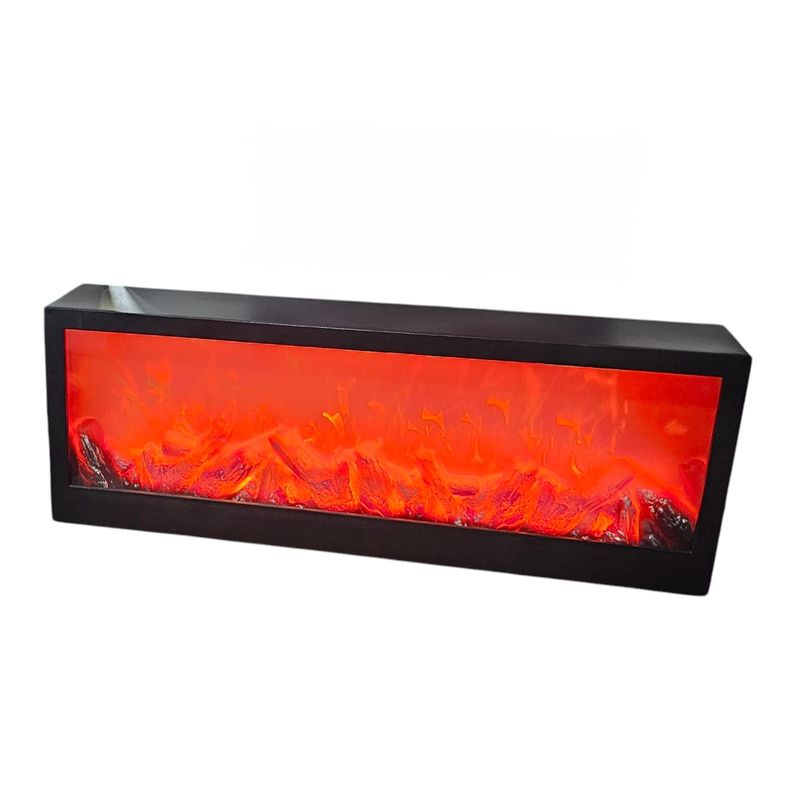 GENERICO - Adorno simulacion de chimenea Lámpara rectangular