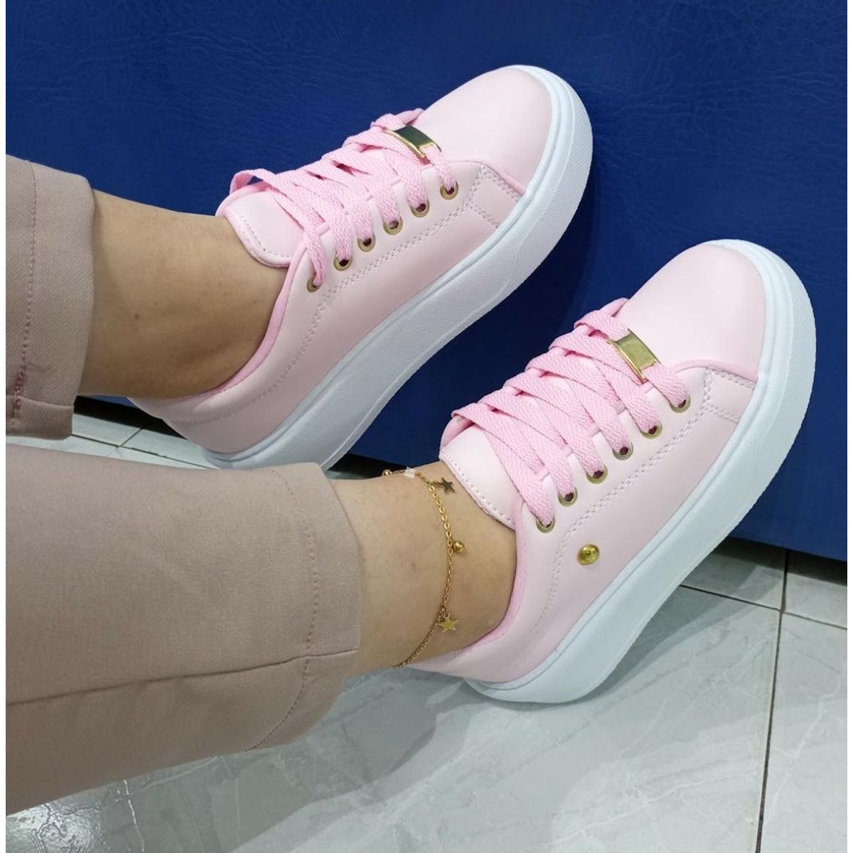 URBAN PLUS - TENIS PARA MUJER ROSADO