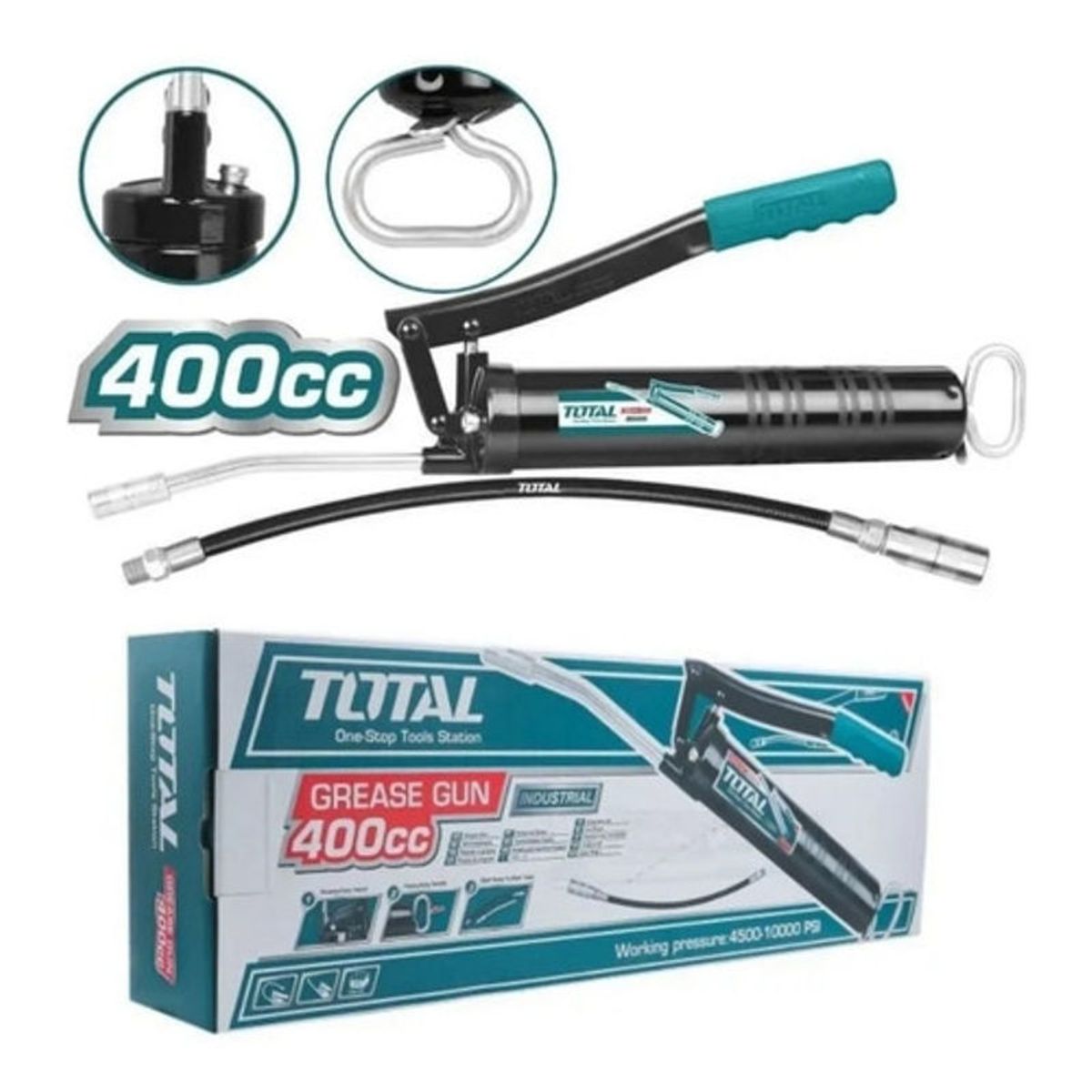 TOTAL - Engrasadora Manual 400 Cc Industrial Total