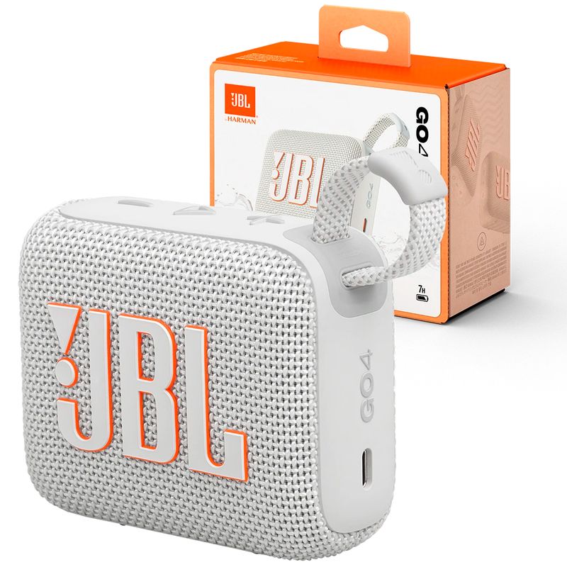 JBL - Parlante JBL Bluetooth Go 4 (Blanco)
