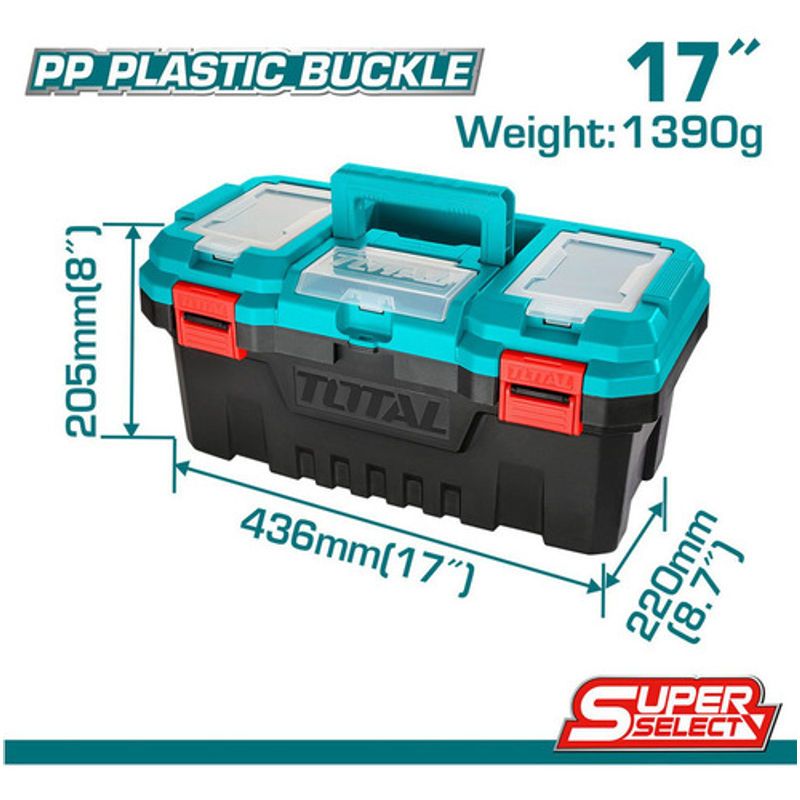 TOTAL - Caja Herramienta 17 Plastica Super Select Total