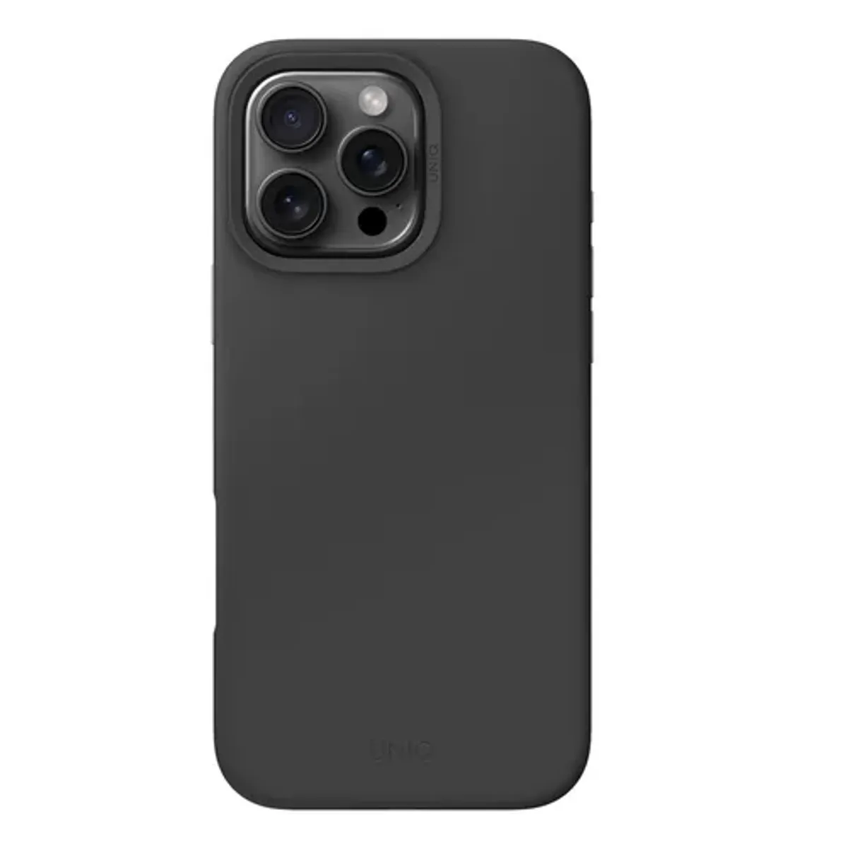 UNIQ - Case Uniq Lino Hue Color Gris compatible con iPhone 16 Pro Max