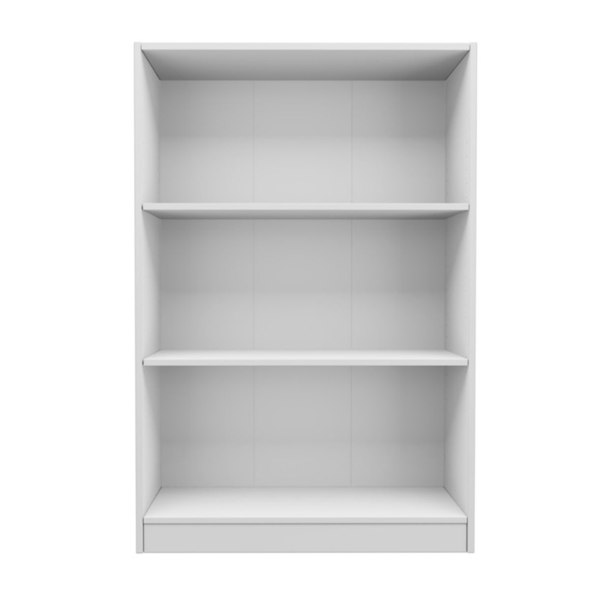 GENERICO - Mueble Biblioteca 3 Entrepaños 90cm X 60cm X 30cm SOLAR WHITE