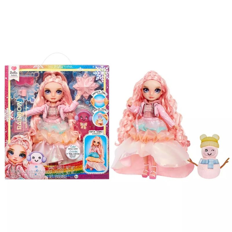 RAINBOW HIGH - Muñeca Rainbow High Winter Wonderland Nieve Magica - Bella Parker