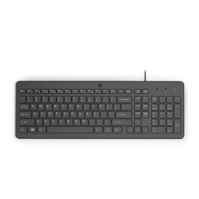 HP - Teclado HP Alámbrico 150 Basic Negro