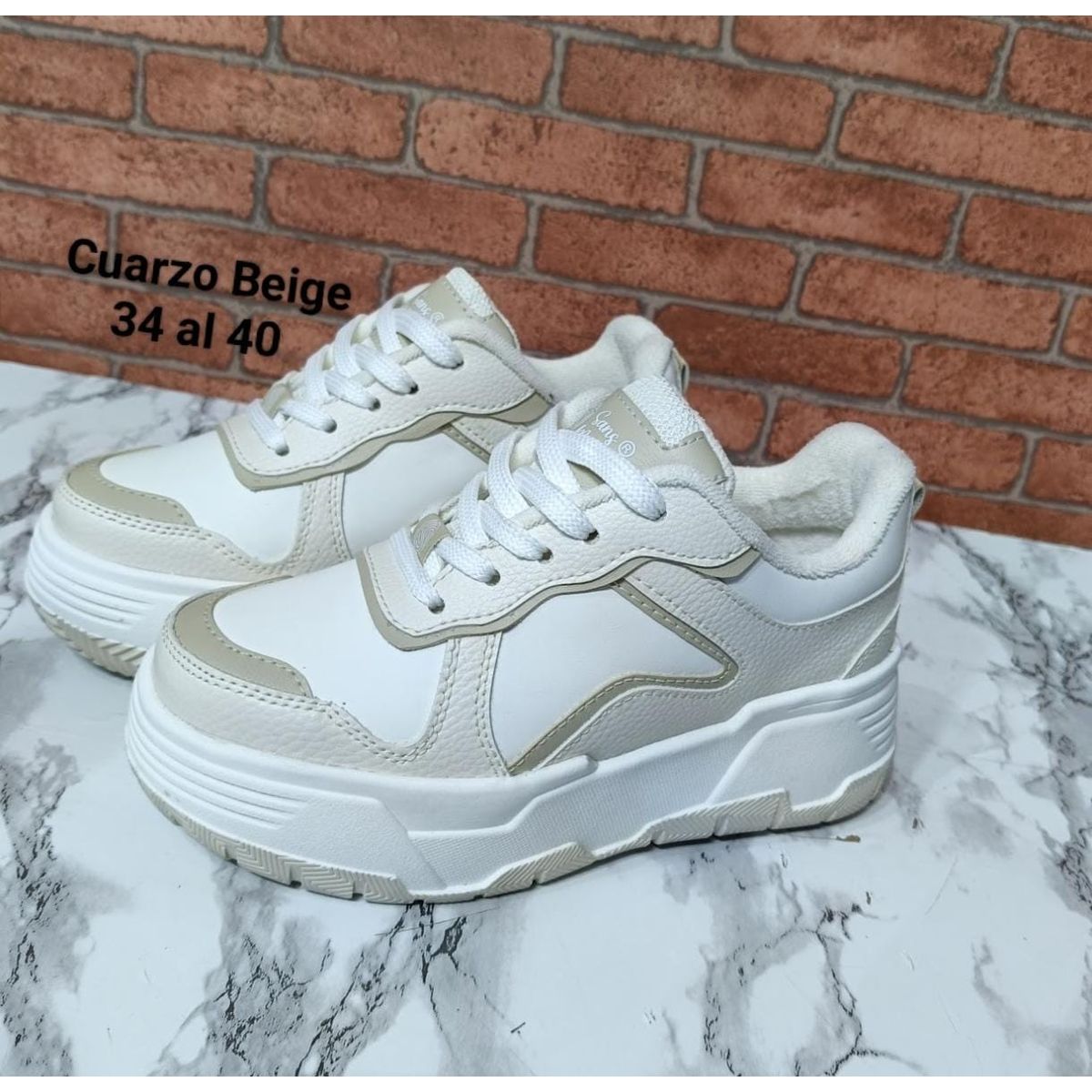 URBAN PLUS - TENIS PARA MUJER BLANCO