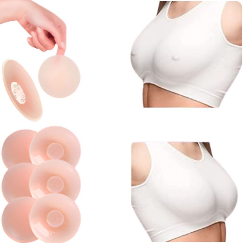 GENERICO - Protectores Adhesivos para Pezones x12 Invisible y Seguro