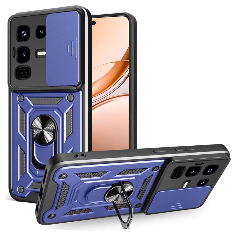GENERICO - Funda Estuche Case Slider Compatible Con Infinix Note 50 Pro Azul