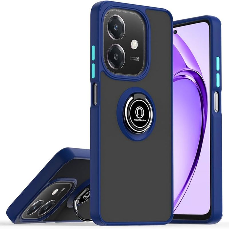 GENERICO - Funda Estuche Anti Golpes Mate Compatible Con Oppo A5 Pro 5G Azul