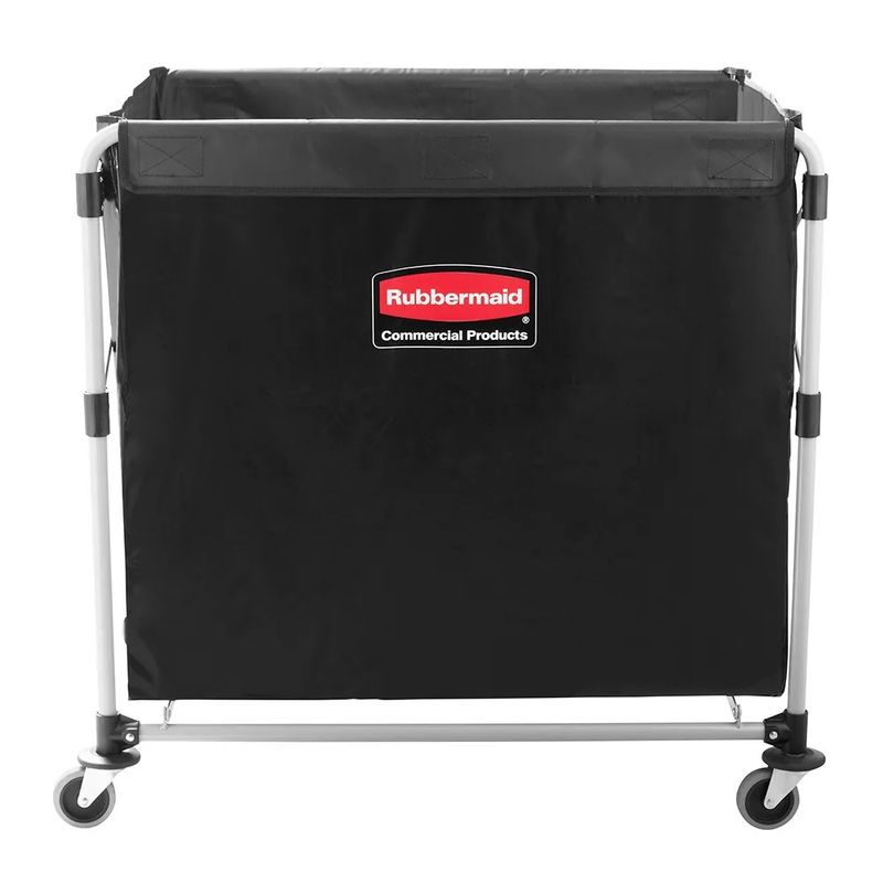 RUBBERMAID - Carro Para Lavandería Rubbermaid X-Cart 110 Kg Negro 1881750