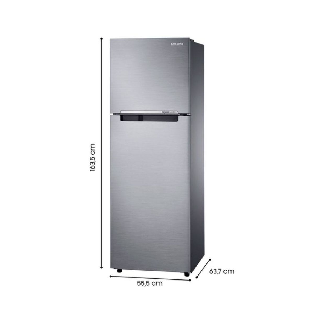 SAMSUNG - Nevera Samsung No Frost Inverter 256 Litros Gris RT25FARADS8CO_.