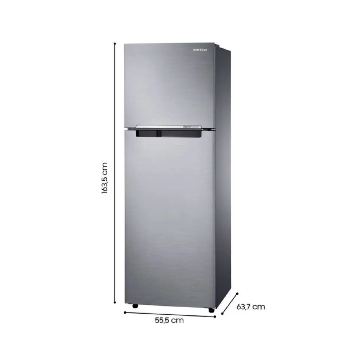 SAMSUNG - Nevera Samsung No Frost Inverter 256 Litros Gris RT25FARADS8CO_.