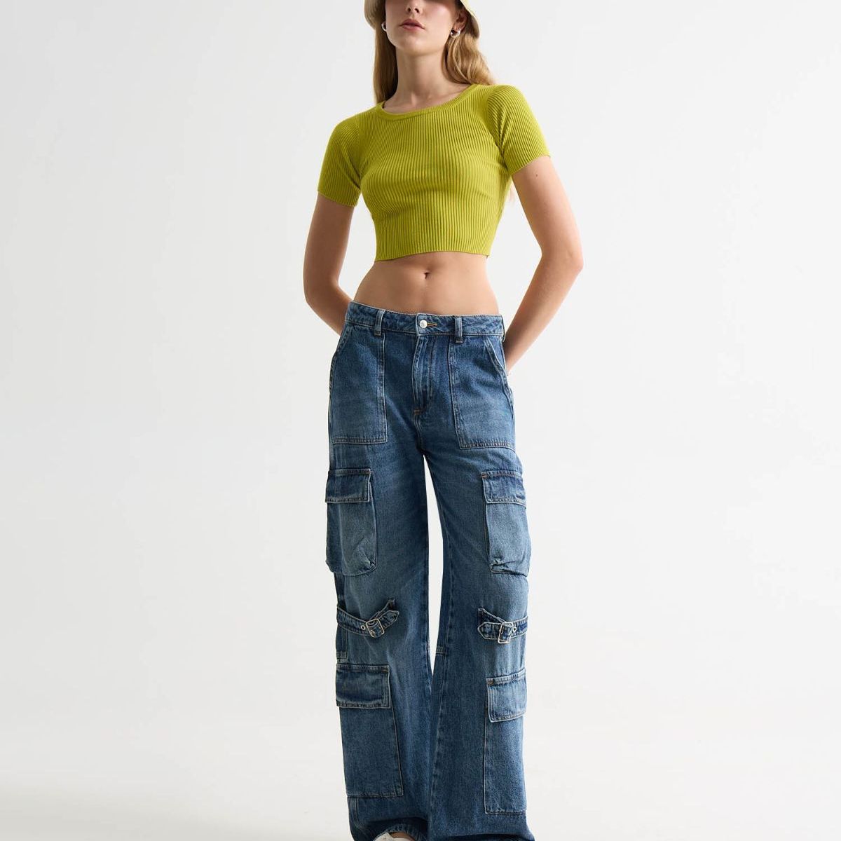 SEVEN SEVEN - Jean Para Mujer Wide-Leg Color Azul Marca Seven Seven #28160947