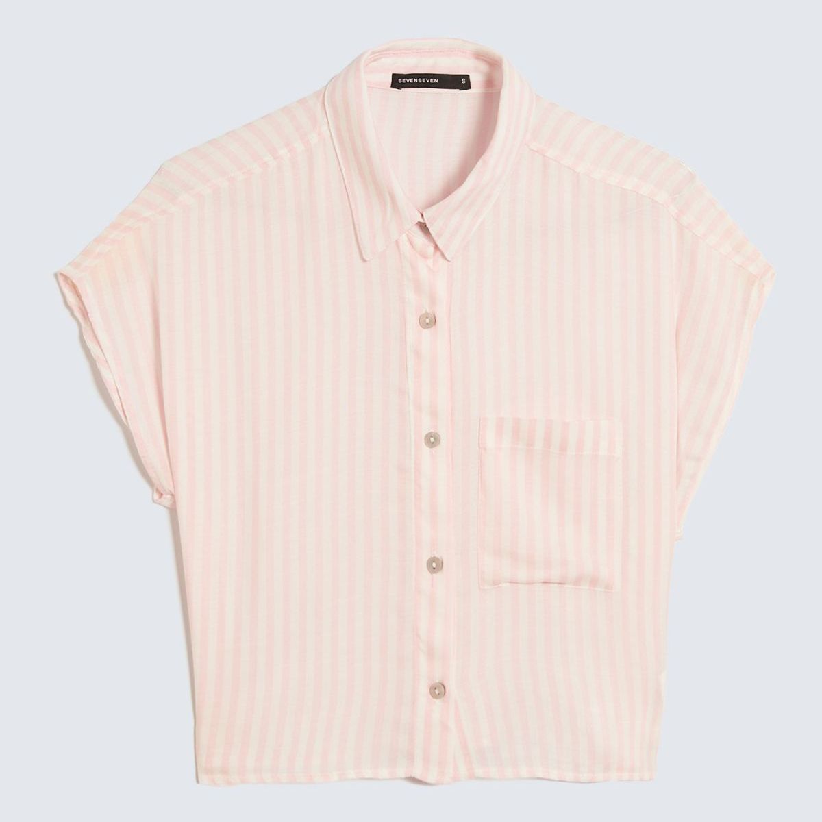 SEVEN SEVEN - Blusa Para Mujer Manga Corta Color Rosa Marca Seven Seven #28124015