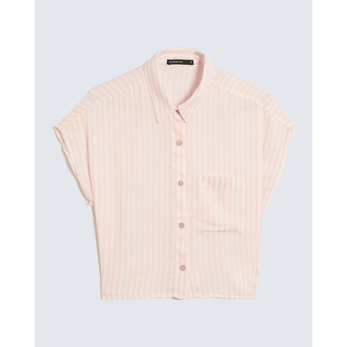 SEVEN SEVEN - Blusa Para Mujer Manga Corta Color Rosa Marca Seven Seven #28124015