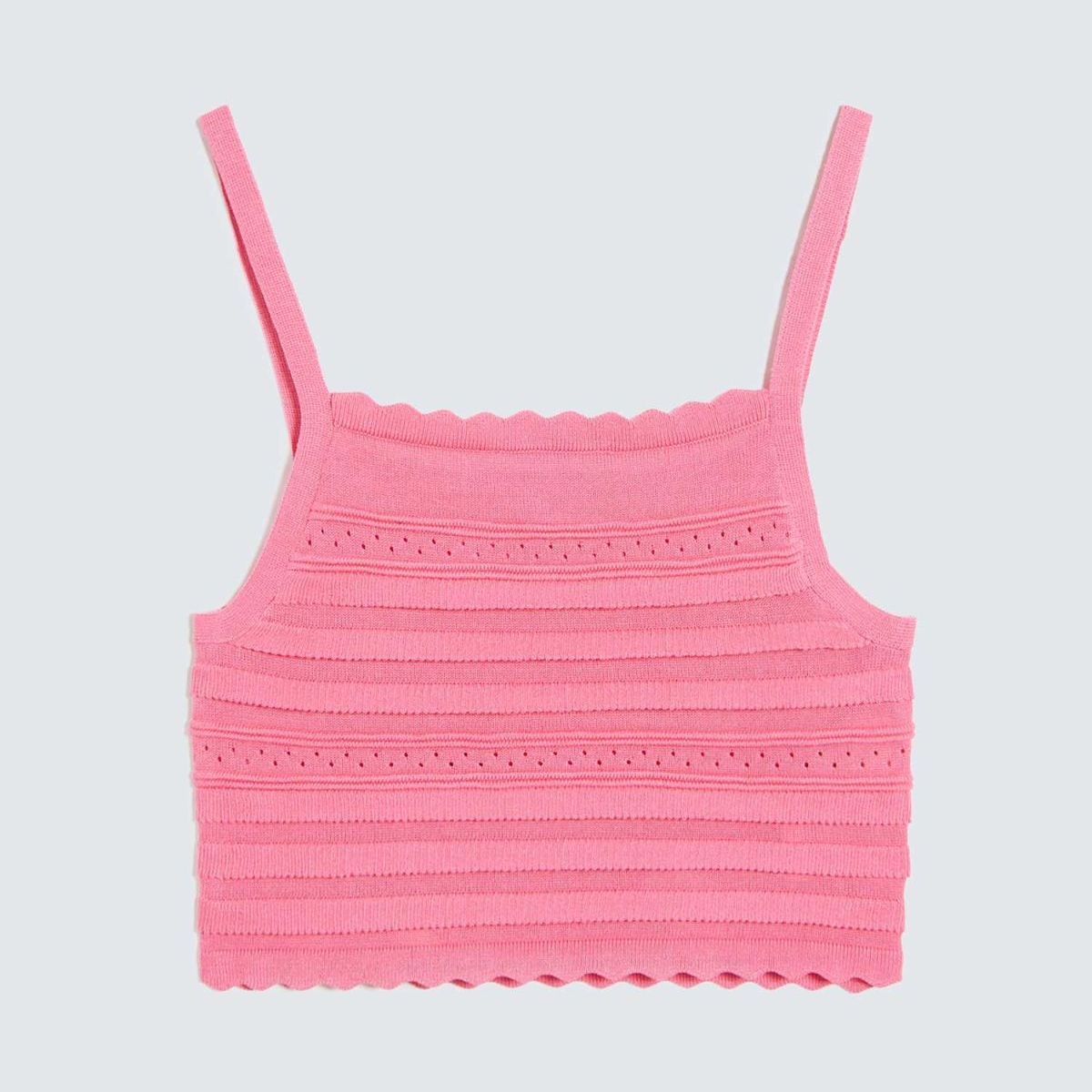 SEVEN SEVEN - Crop Top Tejido  Para Mujer Rosado Seven Seven