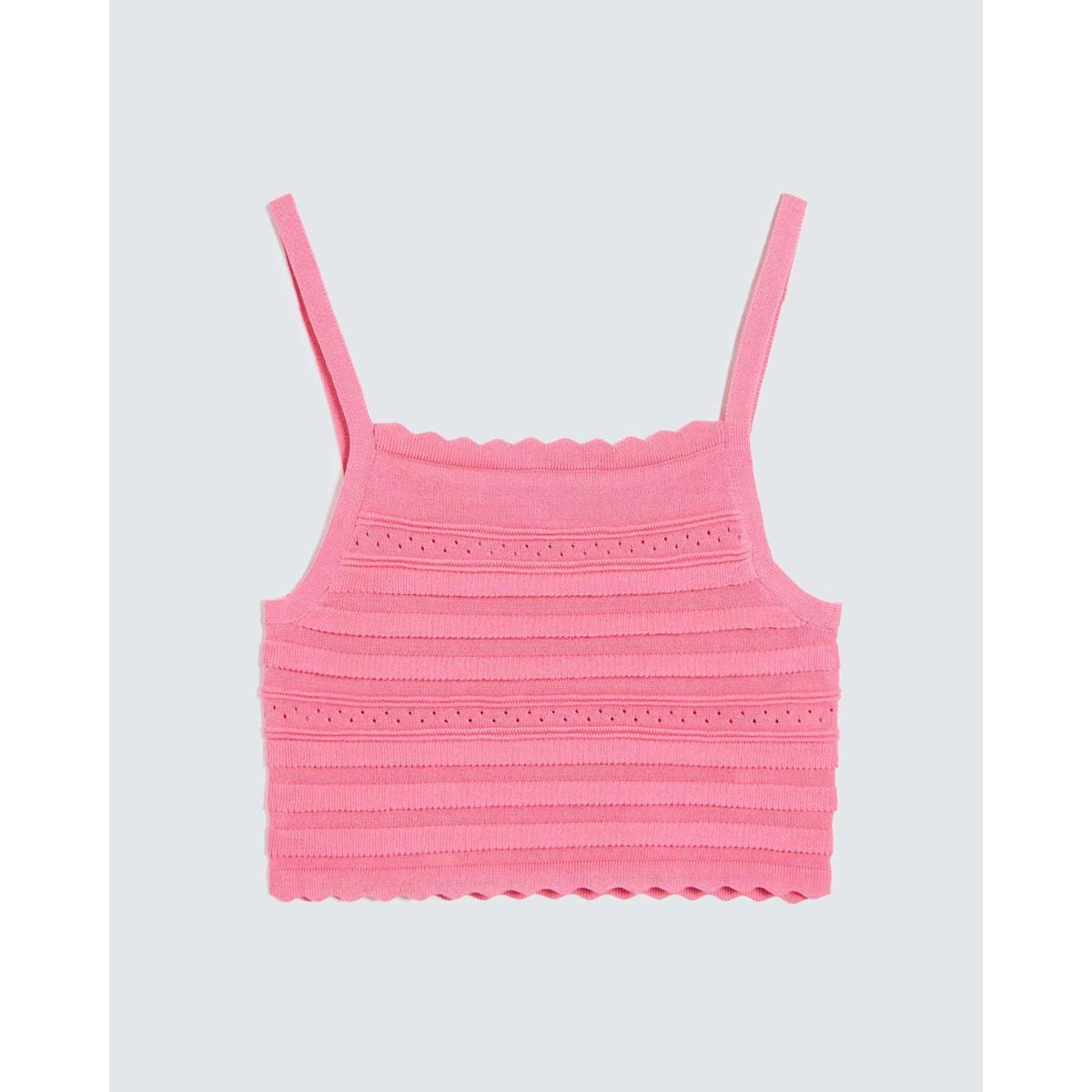 SEVEN SEVEN - Crop Top Tejido  Para Mujer Rosado Seven Seven