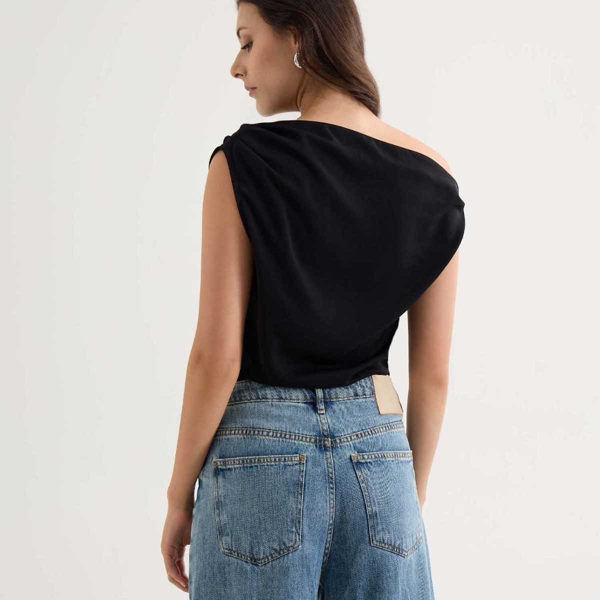 SEVEN SEVEN - Blusa Para Mujer Manga Sisa Color Negro Marca Seven Seven #28124050