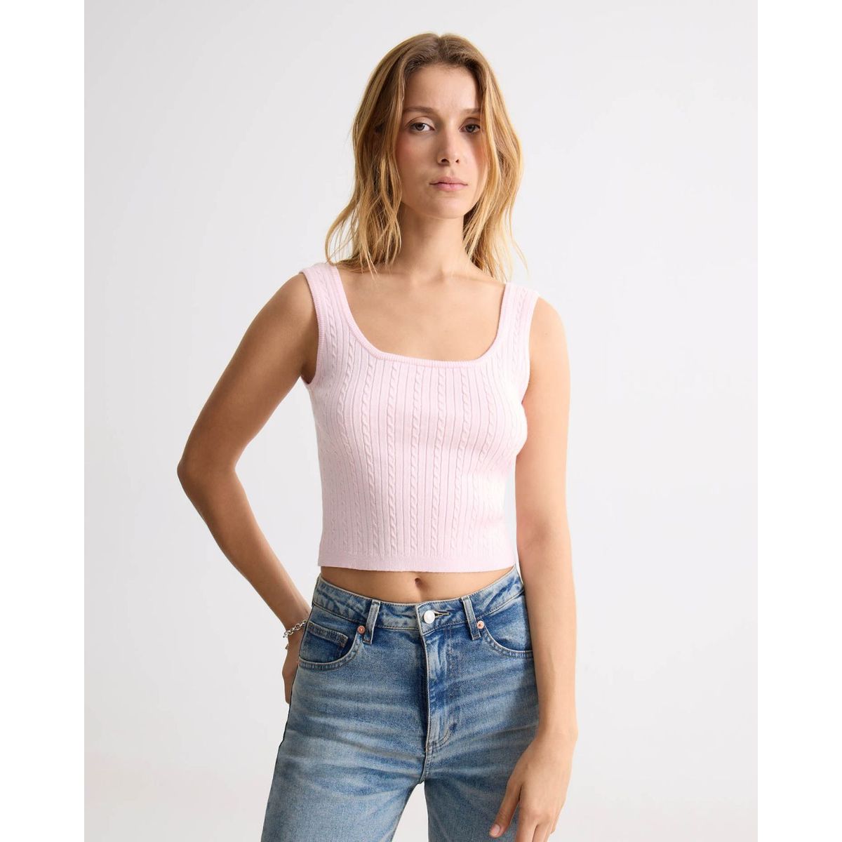 SEVEN SEVEN - Camiseta Para Mujer Manga Sisa Moda Color Rosado Marca Seven Seven #28096290