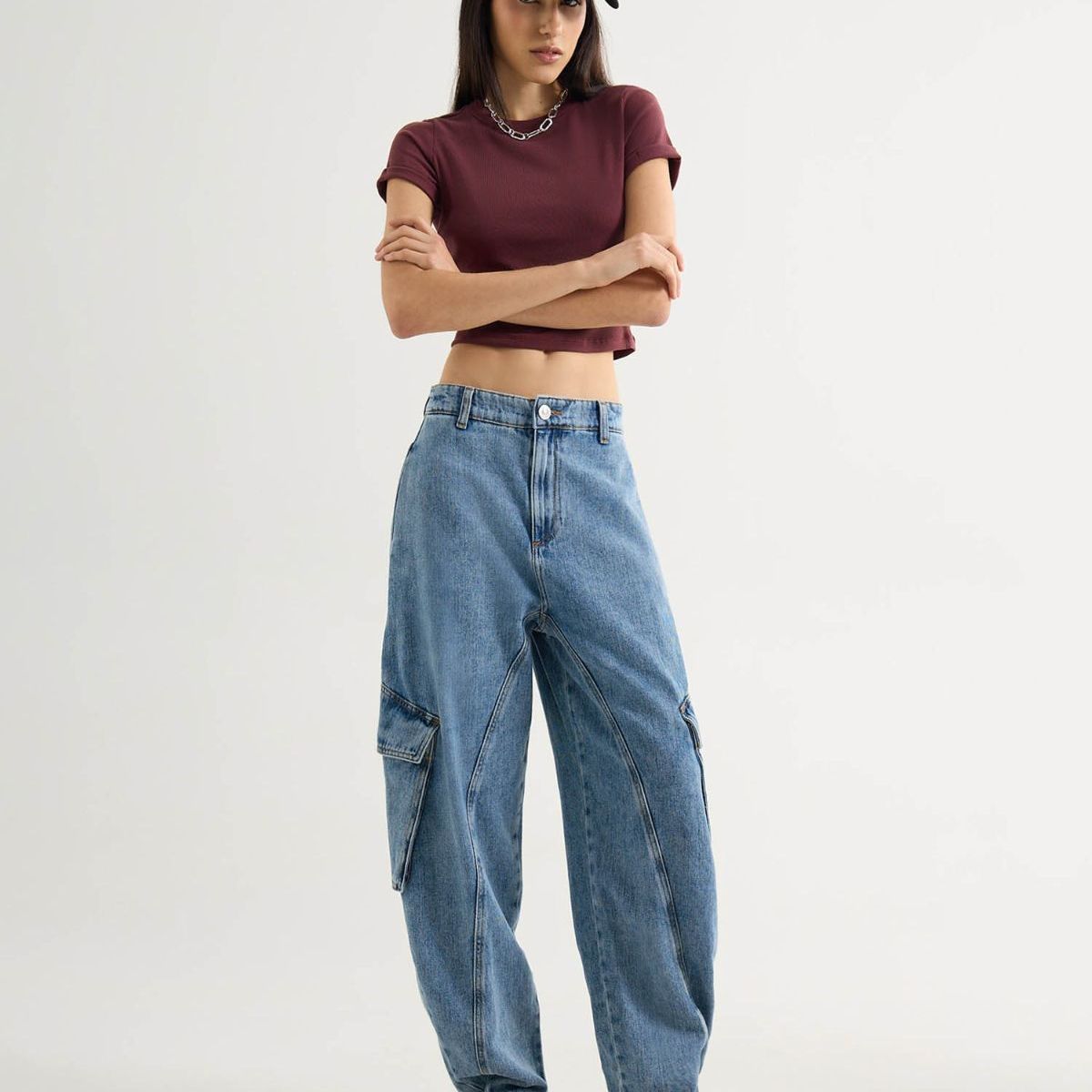 SEVEN SEVEN - Jean Para Mujer Barrel Color Azul Marca Seven Seven #28160951