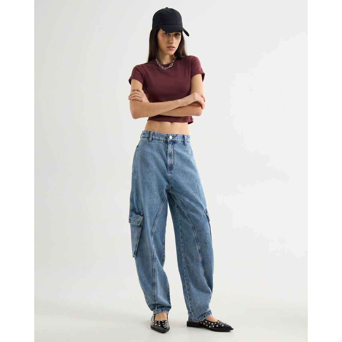 SEVEN SEVEN - Jean Para Mujer Barrel Color Azul Marca Seven Seven #28160951