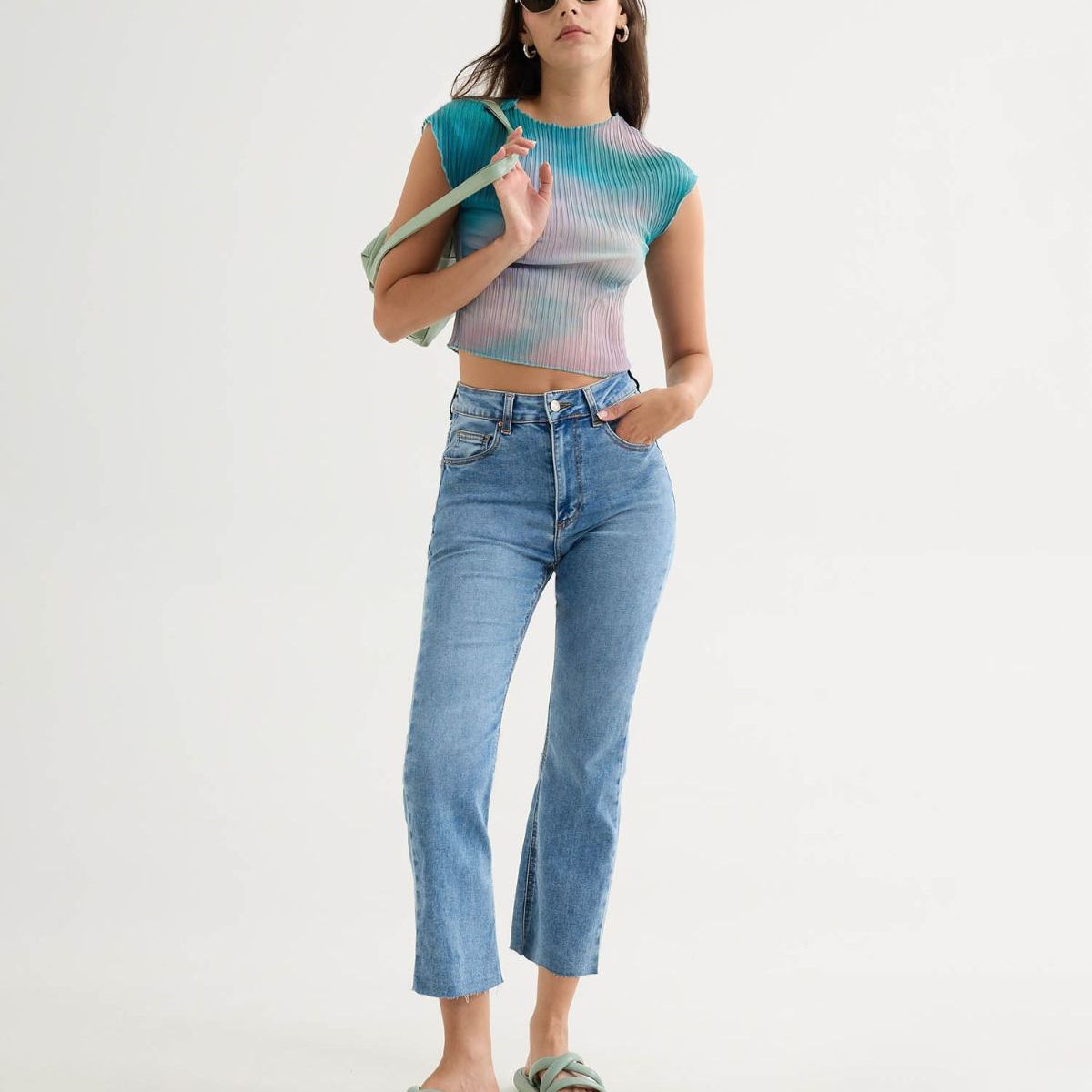 SEVEN SEVEN - Jeans Mini Flare  Para Mujer Azul Seven Seven