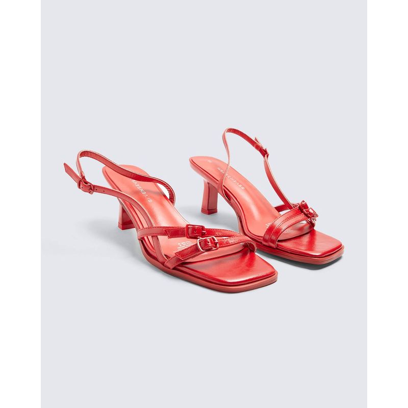 SEVEN SEVEN - Sandalias Para Mujer Tacon Color Rojo Marca Seven Seven #28690094