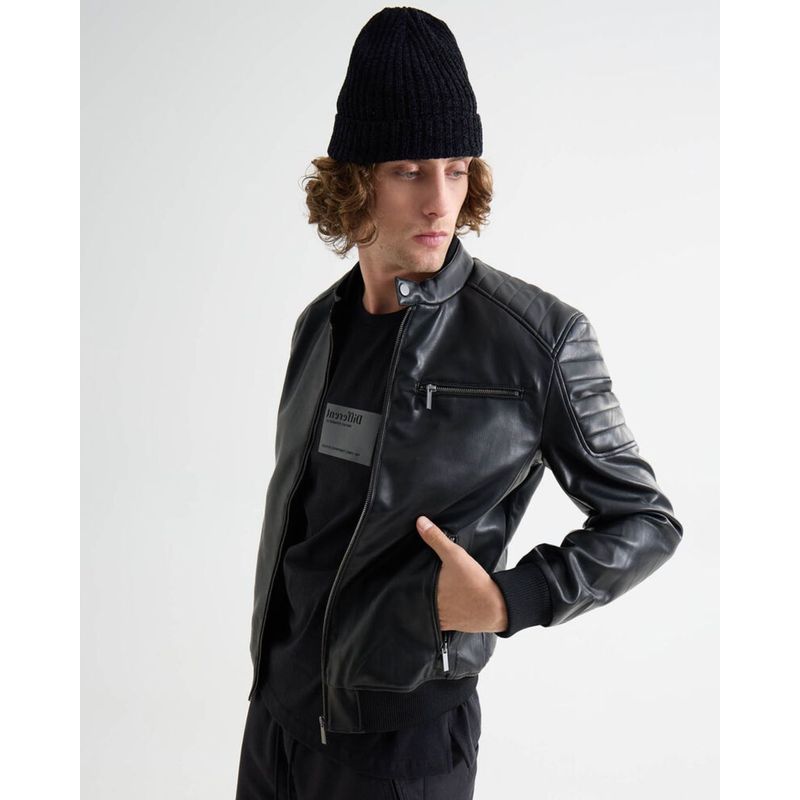 SEVEN SEVEN - Chaqueta Para Hombre Pu Color Negro Marca Seven Seven #45080472