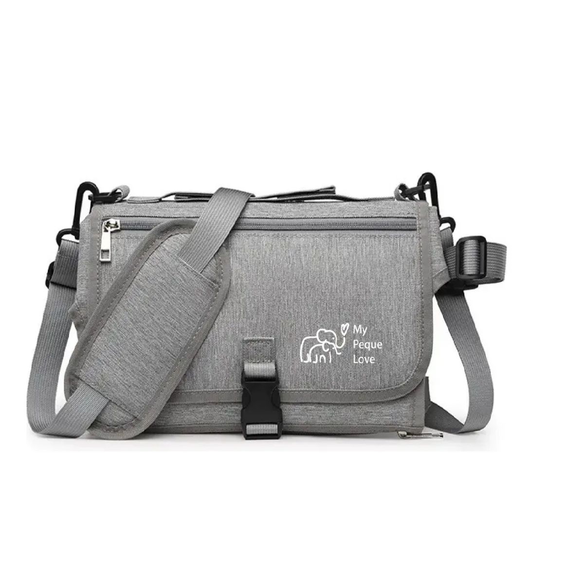 SKY - Cambiador Portátil Cojín Cabeza Incorporado Gris Claro