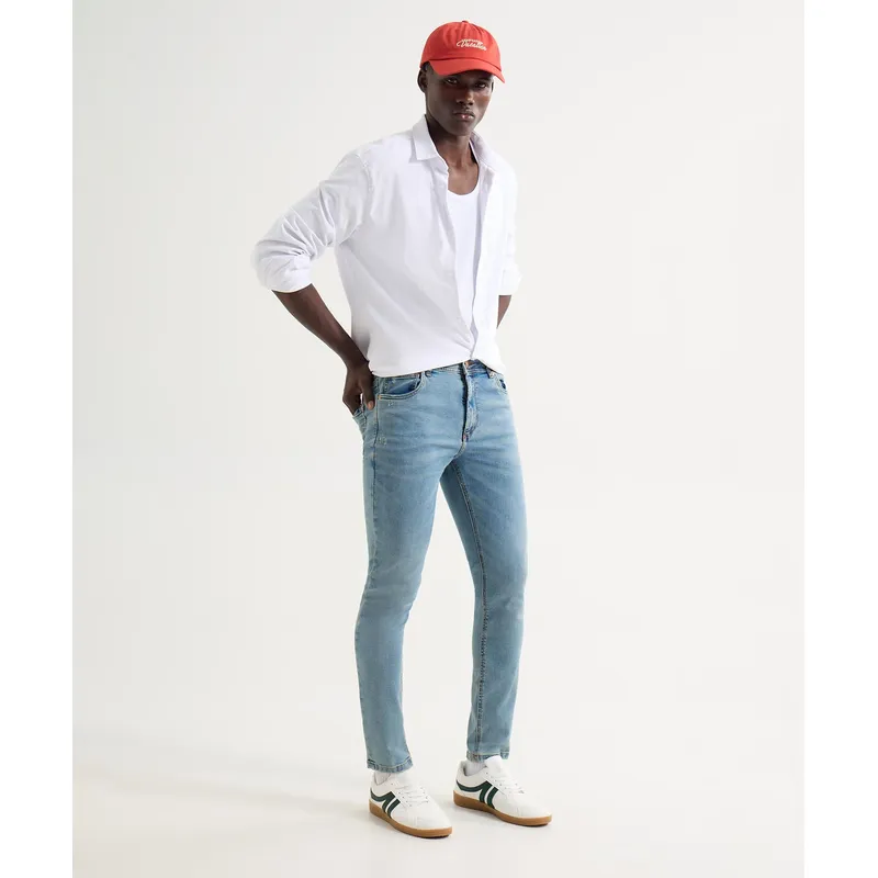 SEVEN SEVEN - Jean Para Hombre Skinny Color Azul Medio Marca Seven Seven #45160599