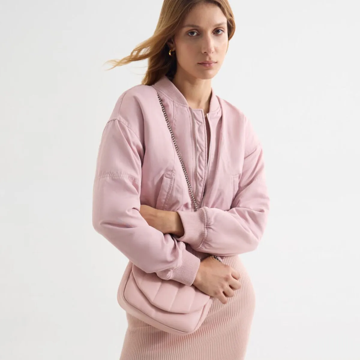 SEVEN SEVEN - Chaqueta Para Mujer Bomber Color Rosado Marca Seven Seven #28080972