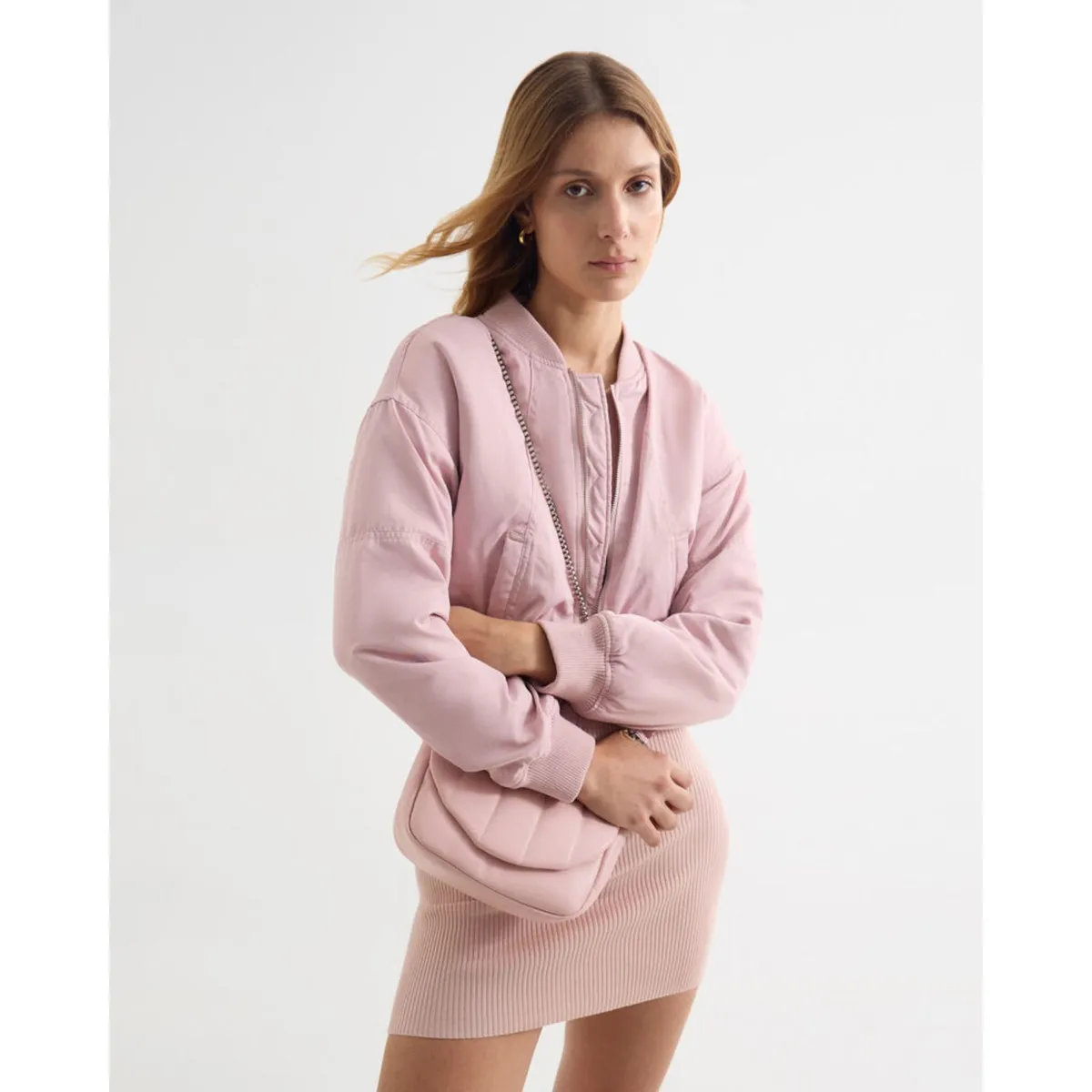 SEVEN SEVEN - Chaqueta Para Mujer Bomber Color Rosado Marca Seven Seven #28080972