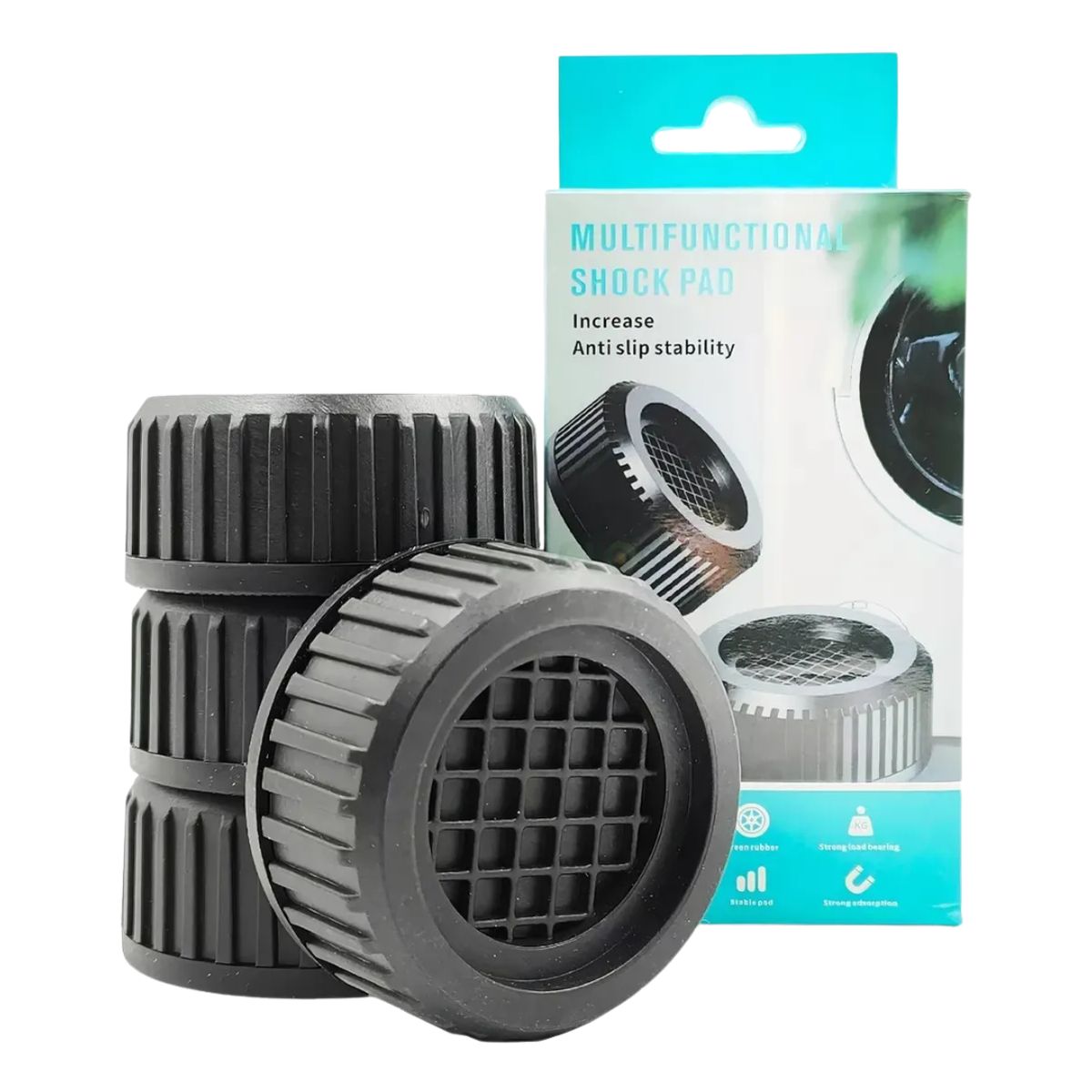 GENERICO - Almohadillas Antivibración Soporte Pata Universal Lavadora