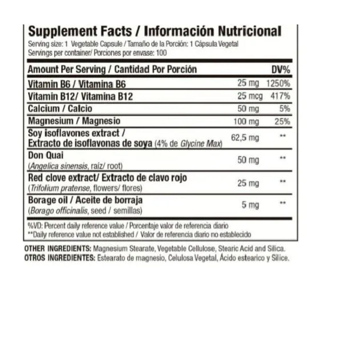 MEDICAL GREEN - SUPLEMENTO PHYTO ESTROGEN PLUS X 100 CAPSULAS