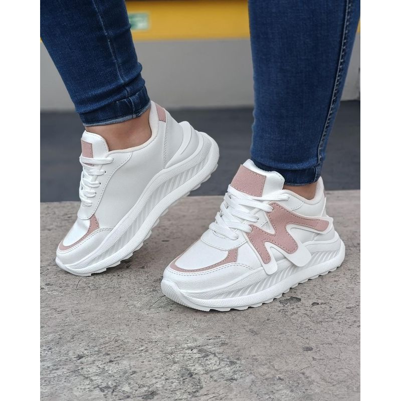 URBAN PLUS - TENIS PARA MUJER BLANCO