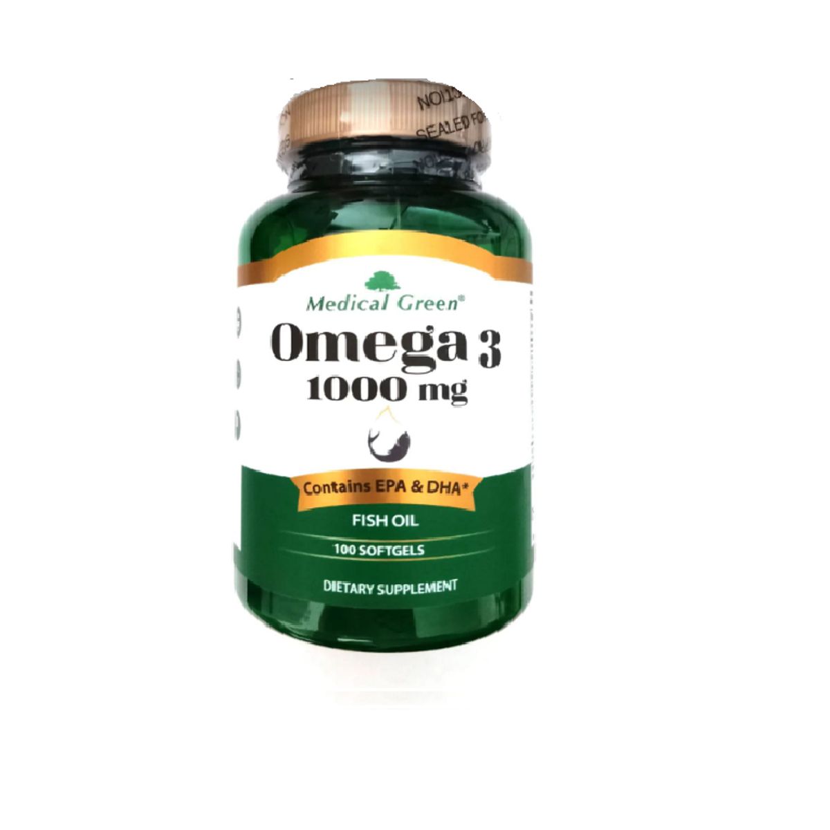 MEDICAL GREEN - OMEGA 3 FISH OIL 1000MG X 100 CAPSULAS BLANDAS