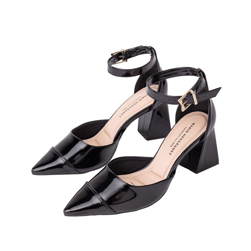 MARIO HERNANDEZ - Tacones Balboa Negro Brisabonita