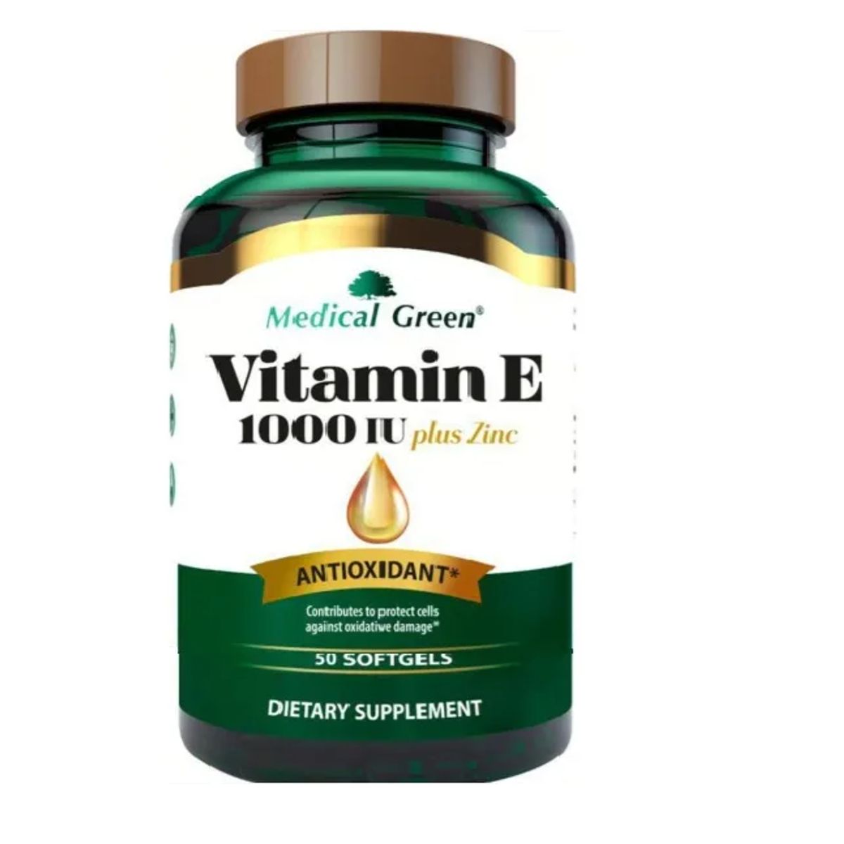 MEDICAL GREEN - VITAMINA E 1000 IU X 50 CAPSULAS BLANDAS