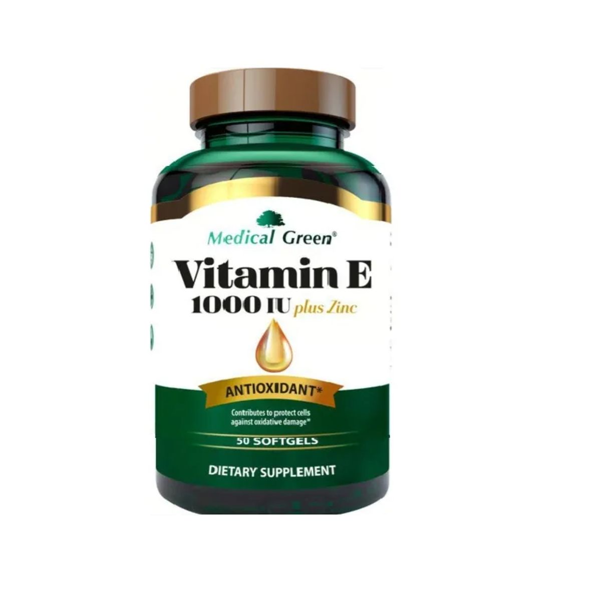 MEDICAL GREEN - VITAMINA E 1000 IU X 50 CAPSULAS BLANDAS