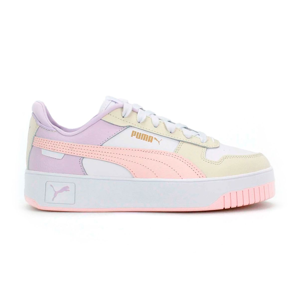 PUMA - Tenis Deportivos Puma Carina Street Wns Blanco/Rosa Mujer