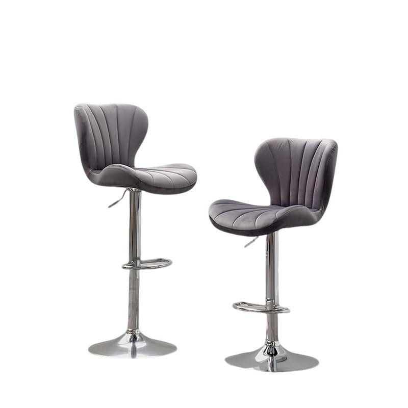 DISTRIONLINE - taburete de bar tapizado ajustable